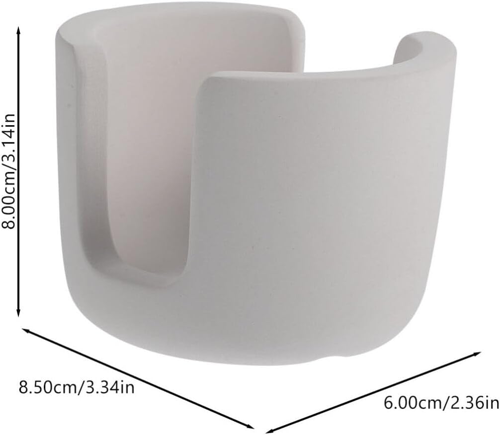 Alipis Diatomite Sponge Holder, Slotted Dish Sponge Holder Fast Absorbing Stone Drying Caddie Instant Drying Sink Tray for Kitchen Sink Bathroom Organizer Grey